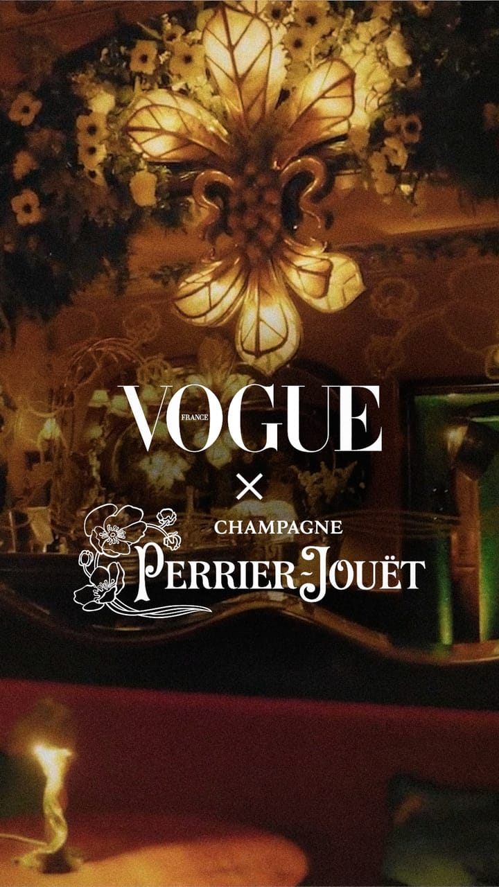 Vogue x Perrier-Jouët, cinematography by Grégoire De Lillo